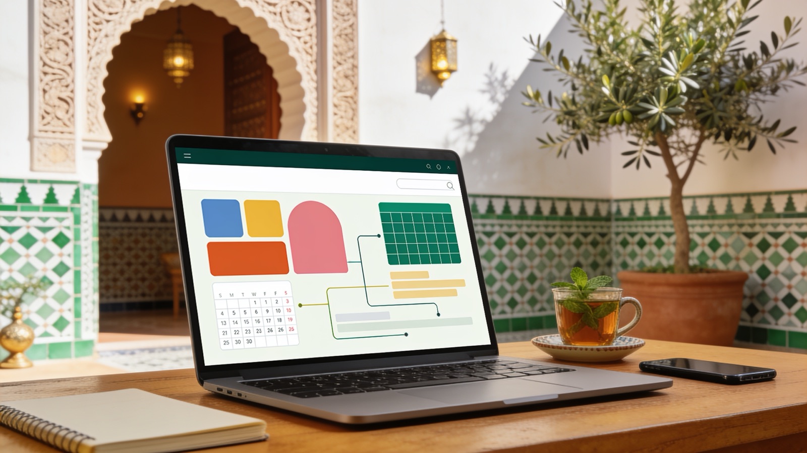 Création de contenu avec l'IA au Maroc : méthode, outils et limites