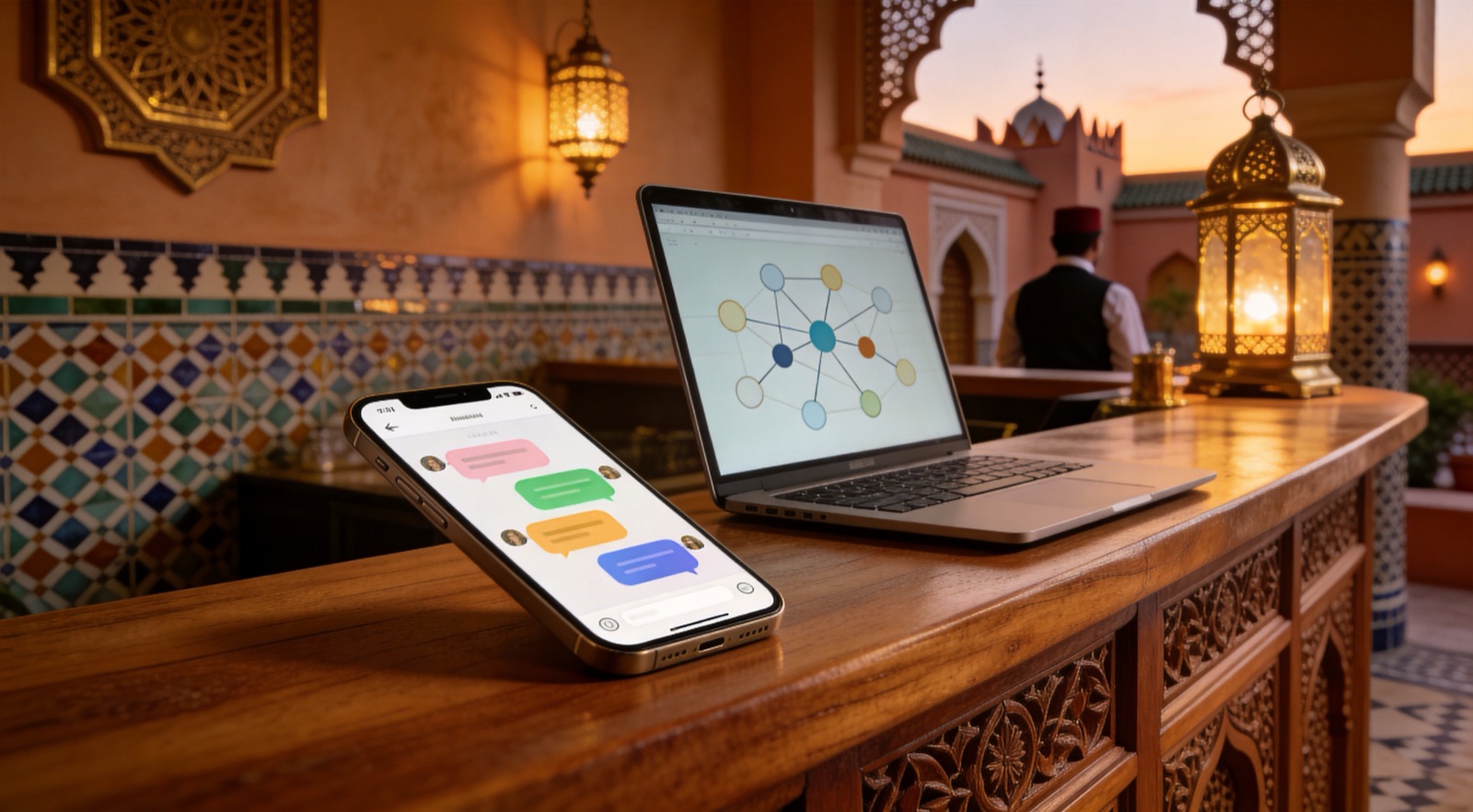 IA conversationnelle au Maroc : WhatsApp, helpdesk et agents IA